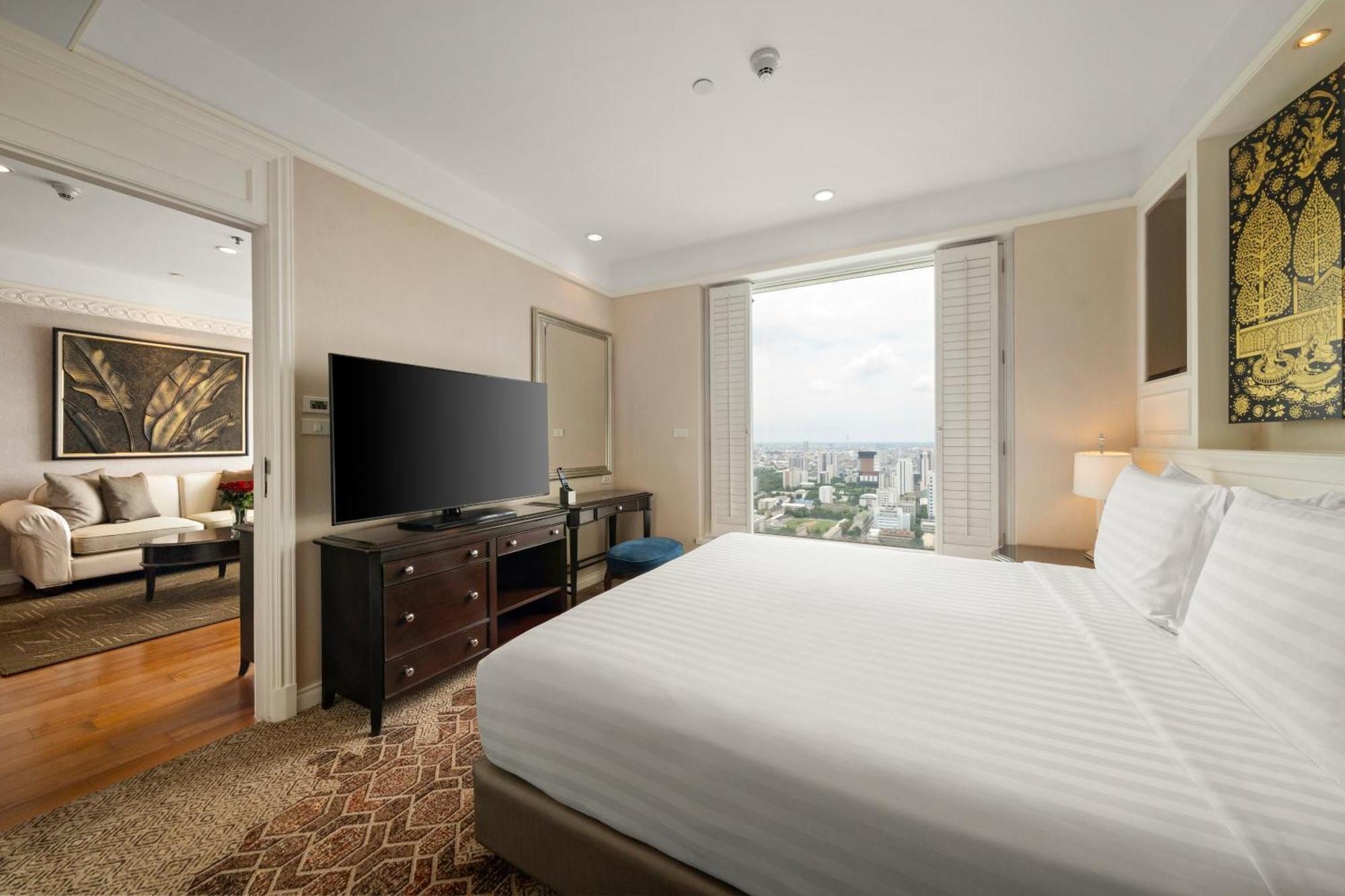 Grande Centre Point Hotel Ratchadamri Bangkok Exterior foto Suite bedroom